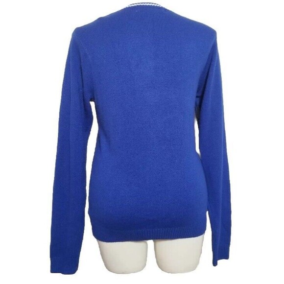 Jolly Sweaters Size M Blue Bro Where's the Party Holiday Ugly Christmas Sweater - Picture 2 of 16